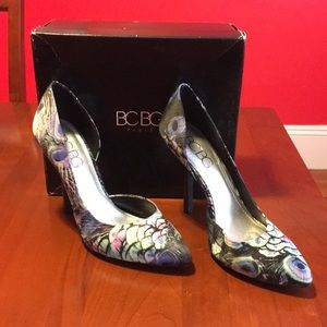 BCBG Paris Peacock Heels